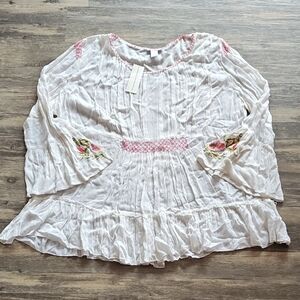 Silhouettes Gauzy Beach Coverup. Size 2X